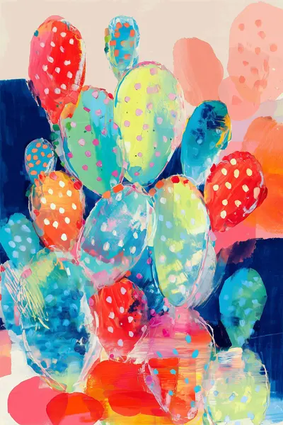 Cactus in Color — Colorful Floral & Botanical artwork